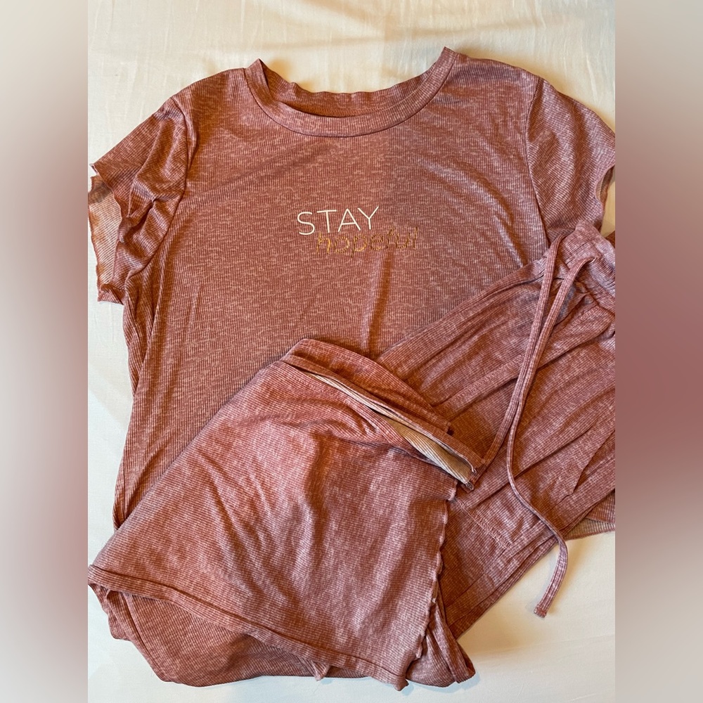 Danskin “Stay Positive” pajama set
